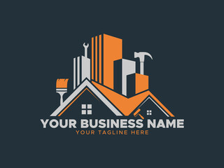 Construction Company Logo,construction industry logo,construction firm branding