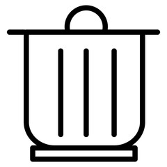 rubbish bin icon