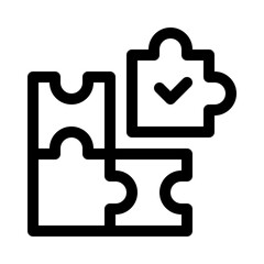 Puzzle Piece line icon