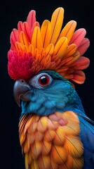 Fototapeta premium beautiful, bright, colorful parrot