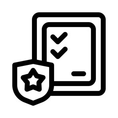 Custom Clearance line icon