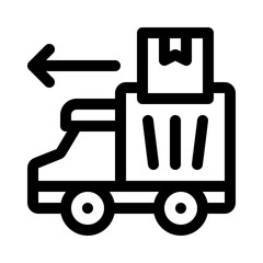Delivery Truck line icon