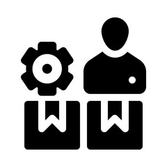 Logistics Management glyph icon