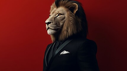 Fototapeta premium Fashionable animals 