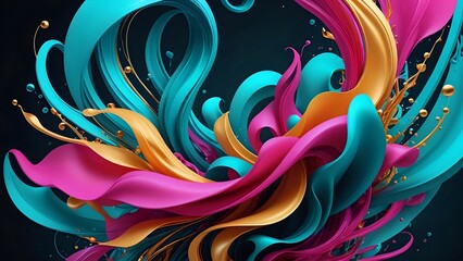 Dynamic Translucent Art Design