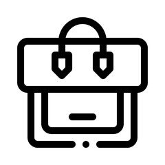 Purse line icon
