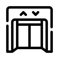 Elevator line icon