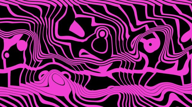 Line Art Pattern Movement Animations