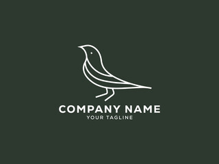 Sparrow Logo Design, vector illustration, corporate identity, sparrow graphic, logo for business, scalable design,