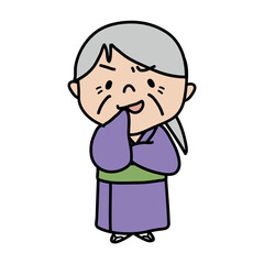 昔話に出てくる意地悪なおばあさん