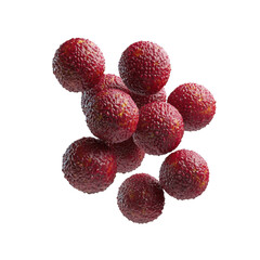 Exotic Lychee Fruit Cluster with Lush Texture and Vibrant Colorful Design for Culinary Use
