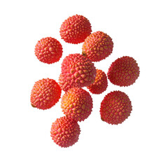 Vibrant Close-Up of Lychee Fruits Generating a Captivating Tropical Aesthetic