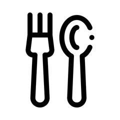 Fork and Knife line icon