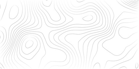 Abstract black and white topographic contours lines of mountains. Topography map art curve drawing. vector illustration.