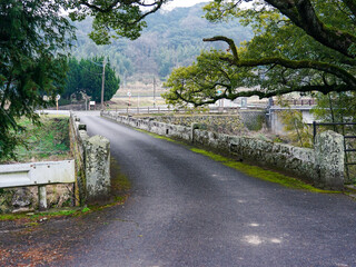 石橋の貴婦人とも称される美しい鳥居橋（大分県宇佐市院内町）