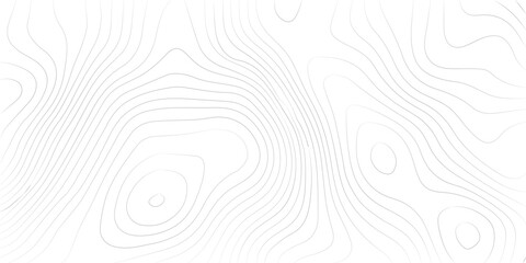 Abstract black and white topographic contours lines of mountains. Topography map art curve drawing. vector illustration.