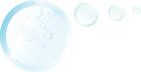 Vector abstract background. Round spots and balls on other colours background. Design template for banner, card, cover, poster.