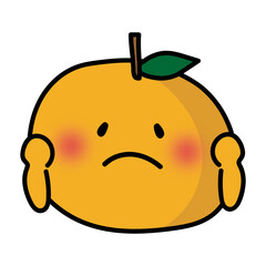 んっんっのポーズをするミカン