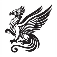 Fototapeta premium Mythical Creature Vector illustration - Legendary creature Clipart Design