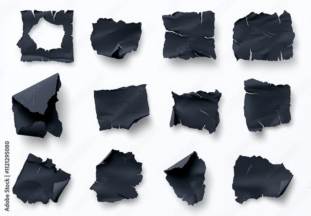 Poster the burnt paper page edge has a modern effect with a realistic burnt sheet texture and flame border 