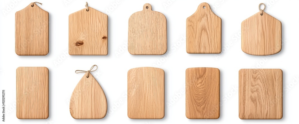 Poster set of wood texture game sign boards. isolated rustic farm icon interface design. sample of empty si