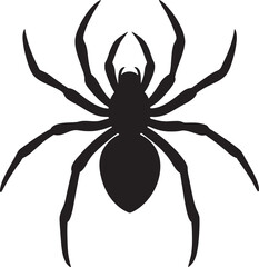 Obraz premium Spider silhouette vector illustration