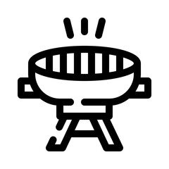 Barbecue Grill line icon