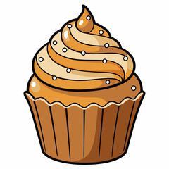 cupcake isolated