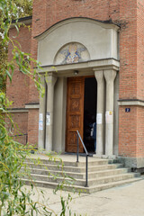 September 30, 2018 - Belgrade, Serbia. The Church of St. Basil of Ostrog in Banjica in Belgrade.