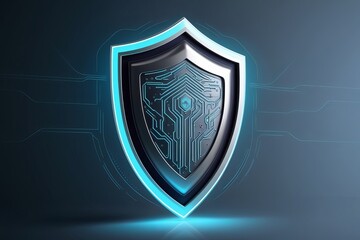 Fototapeta premium A sleek high-tech generative AI illustration