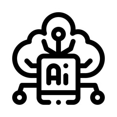 Artificial Intelligence line icon