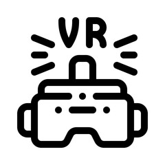 Virtual Reality line icon