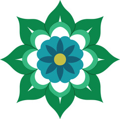  Flower Patten design vector illustration