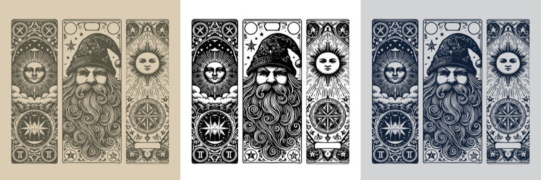 vintage dwarf playing card tattoo design