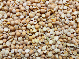 Cereal peas, close-up, scattered