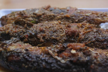 spicy fish on plate
