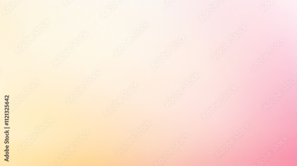 Poster abstract gradient background with soft pink and yellow colors.