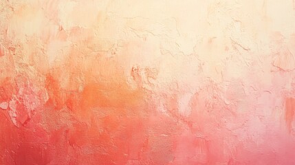 Fototapeta premium Blurred Abstract Background Pink Orange Gradient Wall Texture Art