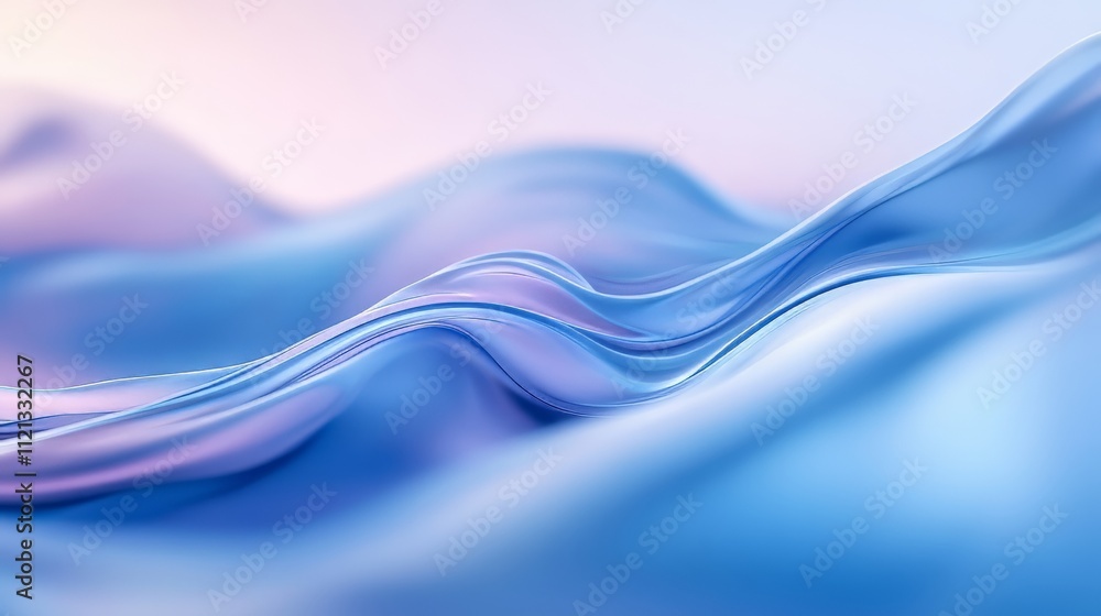 Aufkleber elegant blue gradient background with soft blur and subtle effects. minimalist backgrounds. ultra re