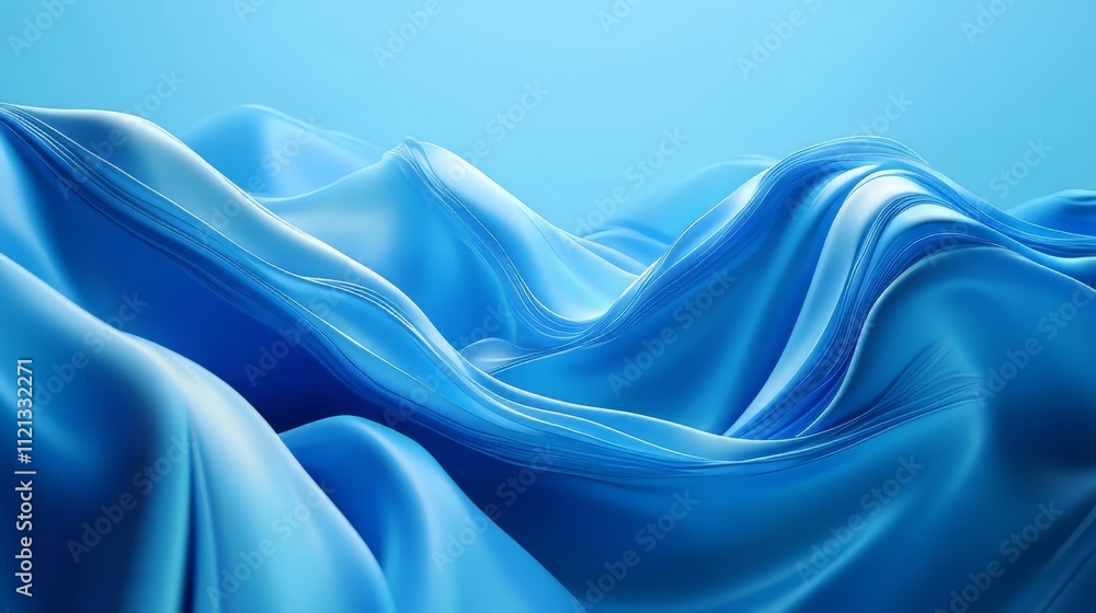 Aufkleber elegant blue gradient background with soft blur and subtle effects. minimalist backgrounds. ultra re
