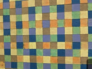  A vibrant collection of colorful square patterns, reflecting geometric artistry and creative inspiration for modern design and decor