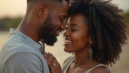 Fototapeta premium Happy young couple