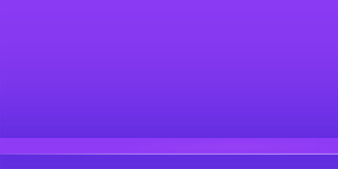 Limbo blue background. Abstract light blue gradient backdrop. Color wall of studio, room, stand for product display or photo. Modern banner with empty place for advertising text. Vector illustration.