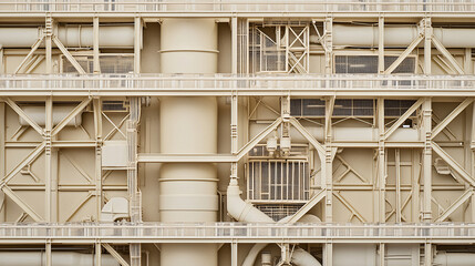 Fototapeta premium complex pipe and industrial system structure