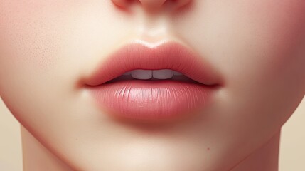 Obraz premium Cold sore symptoms development diagram