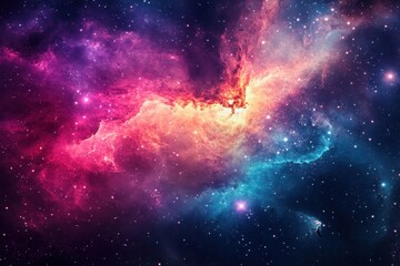 A Cosmic Tapestry of Nebulae and Stars