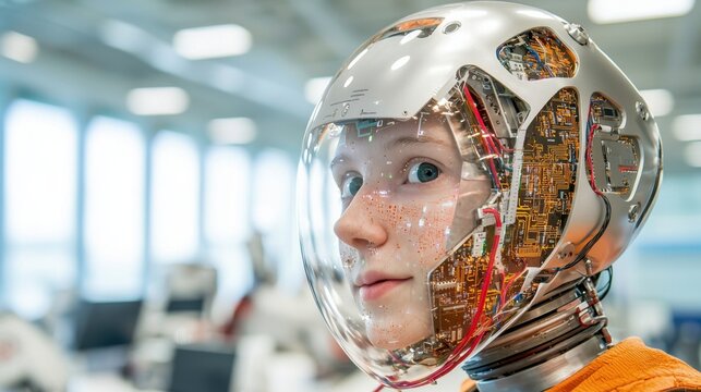 The robotic assistants at the space station are equipped with advanced artificial intelligence
