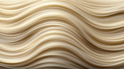 Obraz premium Smooth Waves of Soft Silky Blonde Hair in Gentle Motion