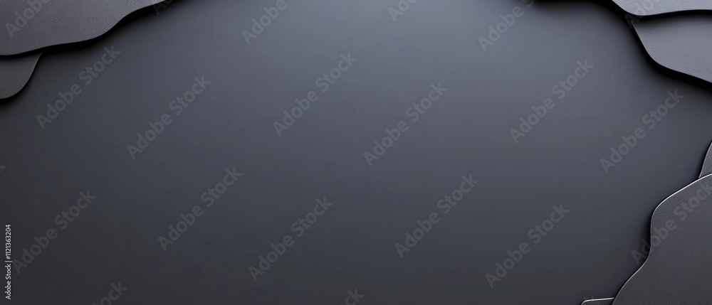 Poster dark layered paper forms a unique, modern backdrop with a smooth center area visible