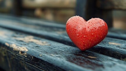 A retro heart-shaped sticker affixed to a black plastic surface adds a vintage touch and represents a nostalgic expression of affection